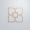 Ekena Millwork Large Olivia Decorative Fretwork Wood Wall Panels, Alder, 23 3/8"W x 23 3/8"H x 3/8"T WALW24X24X0375OLVAL - alternate 3